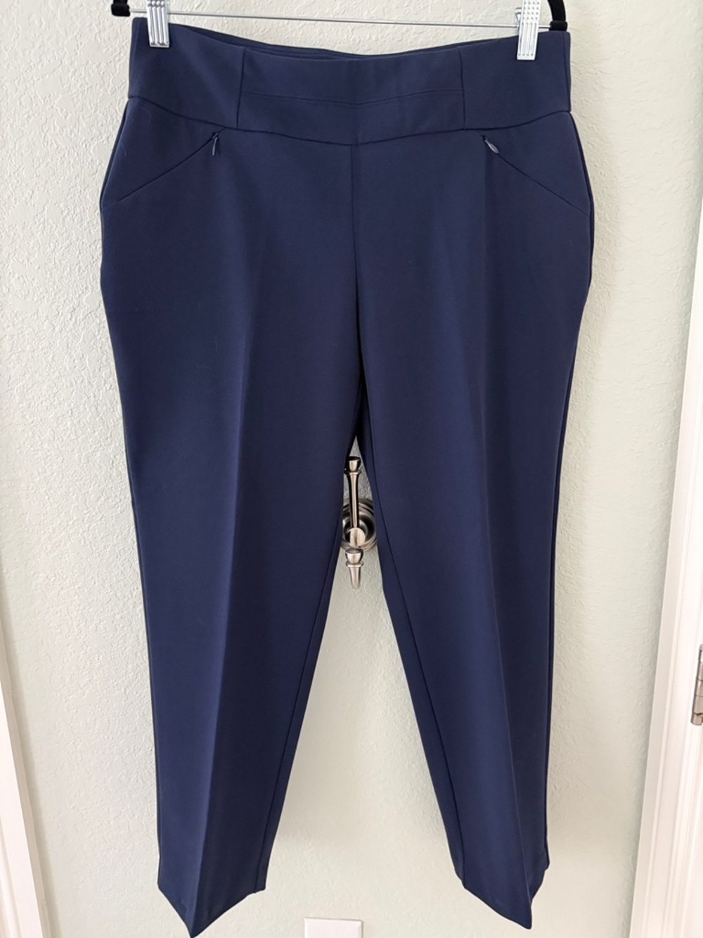 Investments Navy Cropped Pull-On Pants